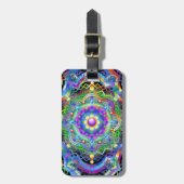 マンダラユニバースカサイケデリックラー ラゲッジタグ (正面縦)