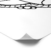 マンダラユニークアダルトカラーリングポスター ポスター (角)