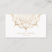 マンダラヨガインストラクターヨガ先生 名刺 (正面)