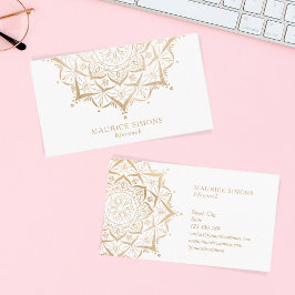 マンダラヨガインストラクターヨガ先生 名刺