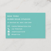 マンダラヨガウェルネススピリチュアル名刺 名刺 (裏面)