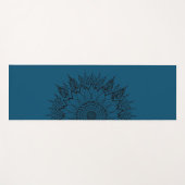 マンダラヨガマットヒマワリエクササイズマット ヨガマット (正面(横))