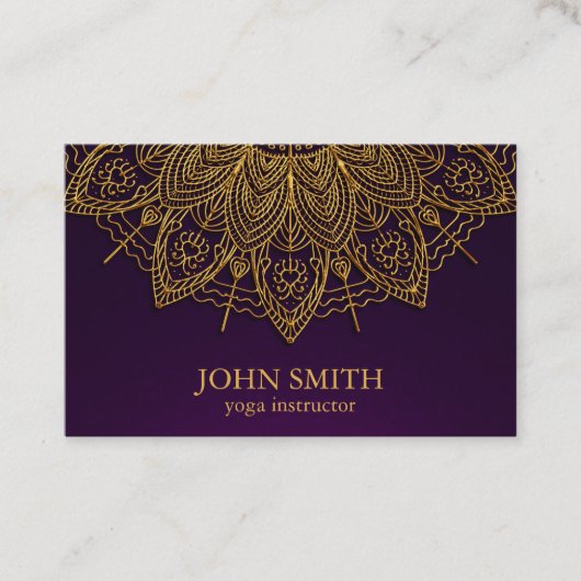 マンダラヨガモダンインストラクタービジネス 名刺 (正面)