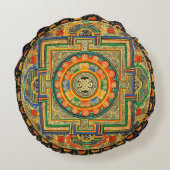マンダラヨガラウンドピロー ラウンドクッション (裏面)