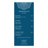 マンダラヨモダンガマッサージ霊気ティール（緑がかった色） ラックカード (正面)