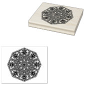 マンダララウンドオーナメント ラバースタンプ (押印)