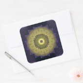 マンダララウンドパターン スクエアシール (封筒)