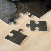 マンダララウンドフラワーフープ抽象デザインギフト ジグソーパズル (側面)