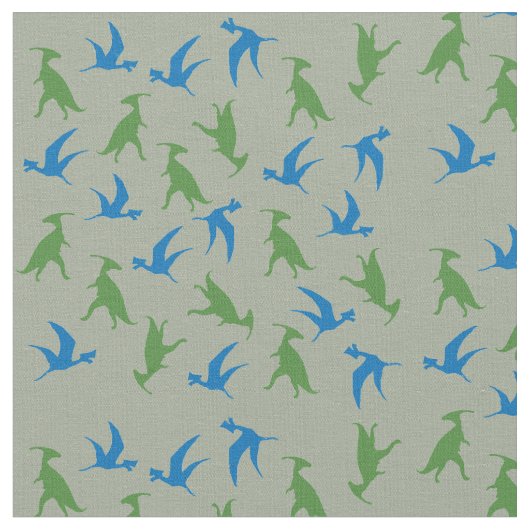 マンダララ恐竜の生地 ファブリック (クローズアップ)