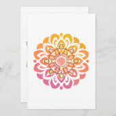 マンダラリープトイ 招待状 (正面/裏面)