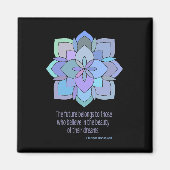 マンダラルーズベルト美しい引用文マグネット マグネット (正面)