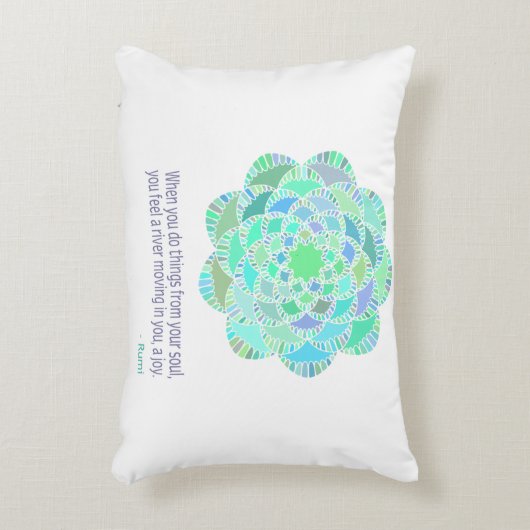 マンダラルーミジョイ引用文 アクセントクッション (正面(垂直))