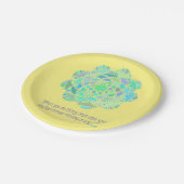 マンダラルーミジョイ引用文 ペーパープレート (アングル)