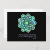 マンダラルーミジョイ引用文 ポストカード (正面/裏面)