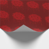 マンダラレッドマルーンインディアン ラッピングペーパー (角)