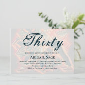 マンダラレッド、ブラック、ブラウンヨガ瞑想誕生日 招待状 (スタンド正面)