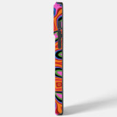 マンダラレトロオレンジヒップスター Case-Mate iPhoneケース (裏面 / 左)