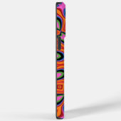 マンダラレトロオレンジヒップスター Case-Mate iPhoneケース (裏面 / 右)