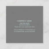 マンダラレースLt.ブルーID478 スクエア名刺 (裏面)