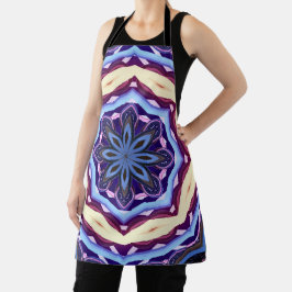 マンダラロゼットフローラトリップ（幻覚体験）のようなレトロヒッパイボホ エプロン