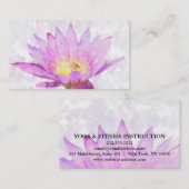 マンダラロータスカスタマイズヨガインストラクター 名刺 (正面/裏面)