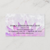 マンダラロータスカスタマイズヨガインストラクター 名刺 (裏面)