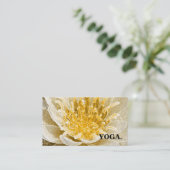 マンダラロータスカスタマイズヨガインストラクター 名刺 (スタンド正面)