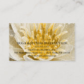 マンダラロータスカスタマイズヨガインストラクター 名刺 (裏面)