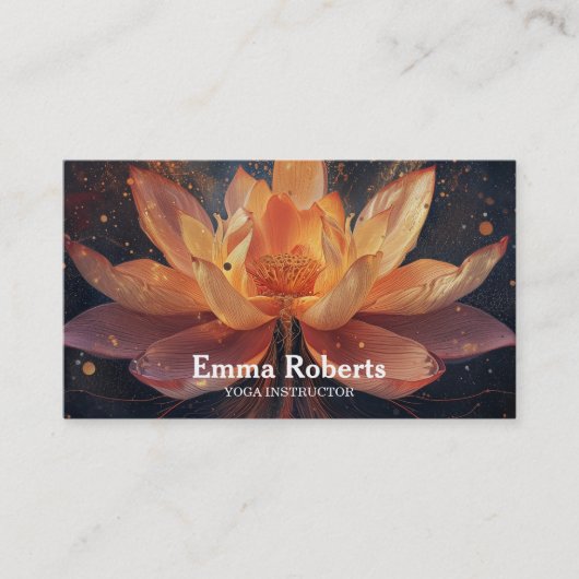 マンダラロータスカスタマイズヨガインストラクター 名刺