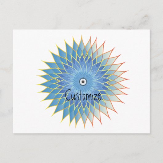 マンダラロータスブロッサムサンダー_コーブ ポストカード (正面)