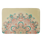 マンダラ万華鏡のように千変万化するパターンモサイic - Bathmat バスマット (正面)