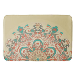 マンダラ万華鏡のように千変万化するパターンモサイic - Bathmat バスマット