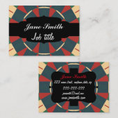 マンダラ万華鏡のように千変万化するパターン 名刺 (正面/裏面)