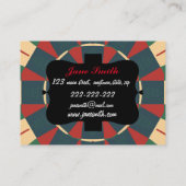 マンダラ万華鏡のように千変万化するパターン 名刺 (裏面)