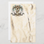 マンダラ先住民アメリカ文房具 便箋 (正面/裏面)