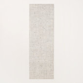 マンダラ名モノグラムモノクロライトグレー ヨガマット (裏面)