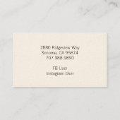 マンダラ宇宙のシンボル 名刺 (裏面)