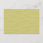 マンダラ宿泊カード – ティール（緑がかった色） エンクロージャーカード (裏面)