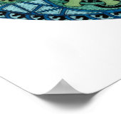 マンダラ幾何デザイン ポスター (角)