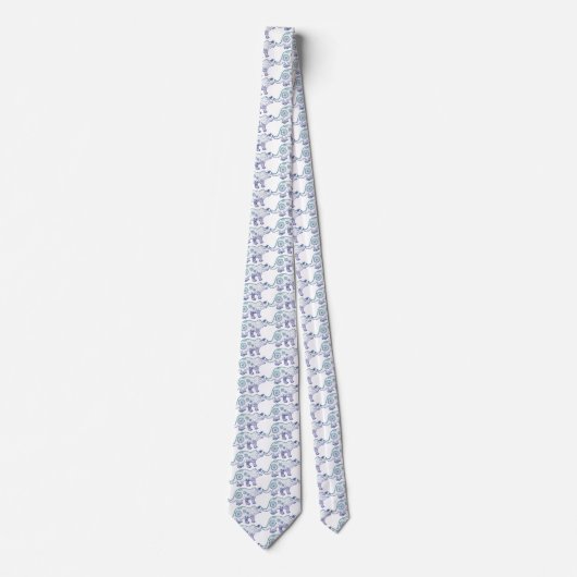 マンダラ恐竜のネックタイ ネクタイ (正面)