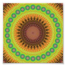 マンダラ星円 フォトプリント           