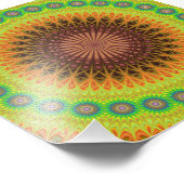 マンダラ星円 フォトプリント            (角)