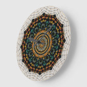 マンダラ時計 ラージ壁時計 (傾斜)