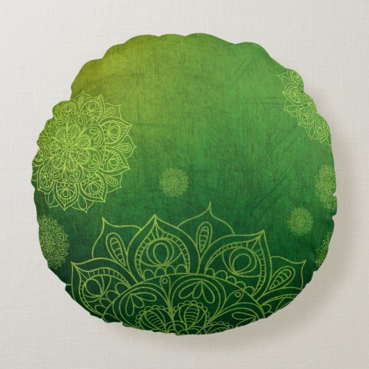 マンダラ枕 ラウンドクッション (正面)