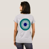 マンダラ柄クロップトップ Tシャツ (裏面フル)