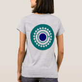 マンダラ柄クロップトップ Tシャツ (裏面)