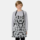 マンダラ沈降彩画 エプロン (着用した状態)