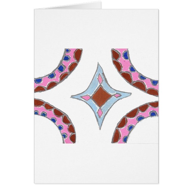 マンダラ油彩画アートプリント (正面)