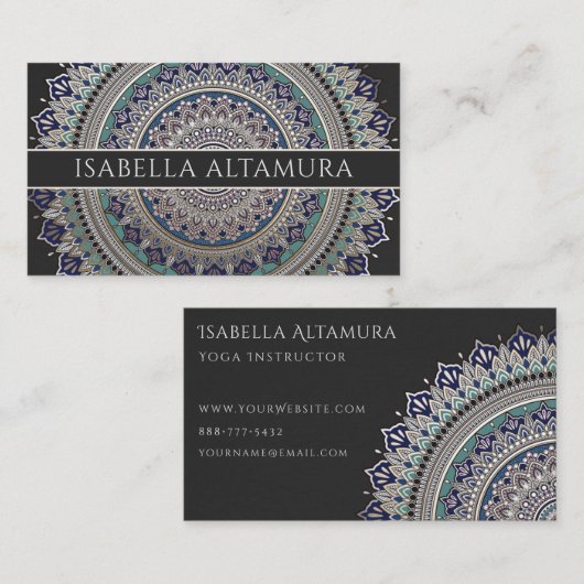 マンダラ王室の名刺 名刺 (正面/裏面)