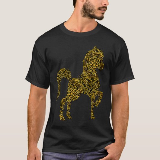 マンダラ競馬と繁殖 Tシャツ (正面)